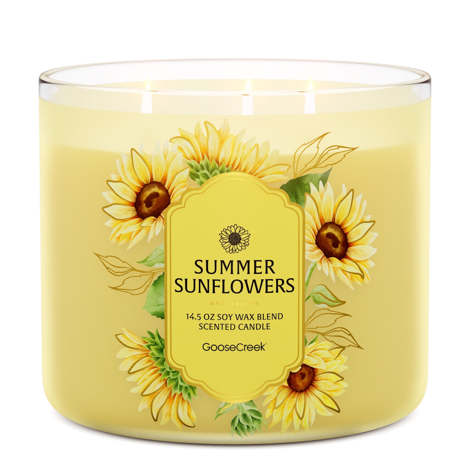 Summer Sunflowers 3-Wick Candle