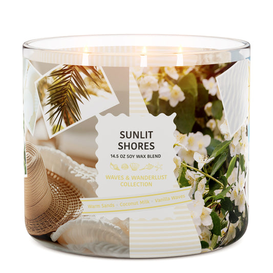 Sunlit Shores 3-Wick Candle
