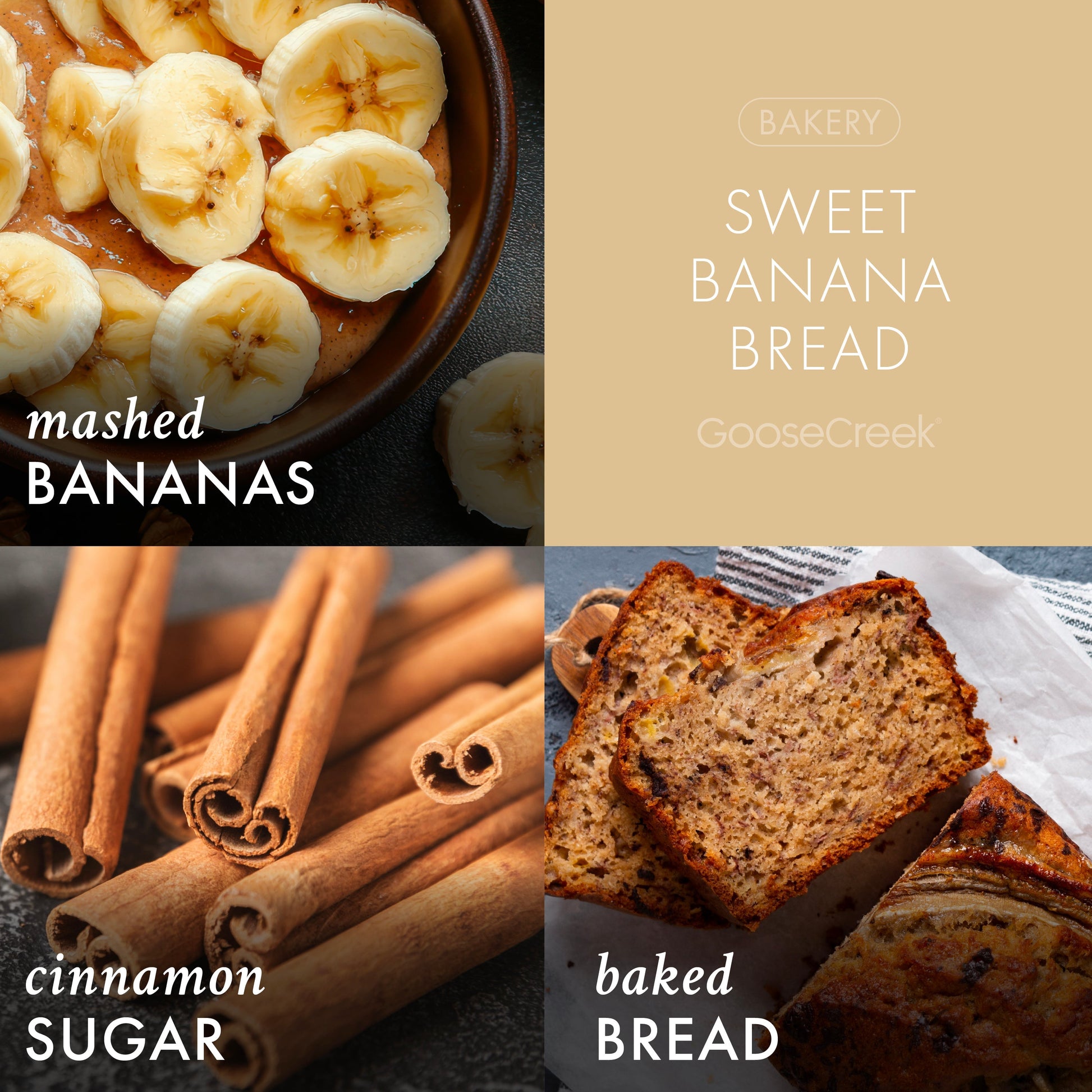 Sweet Banana Bread 3-Wick Candle