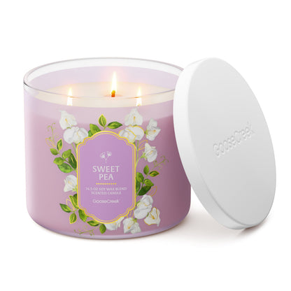 Sweet Pea Large 3-Wick Candle