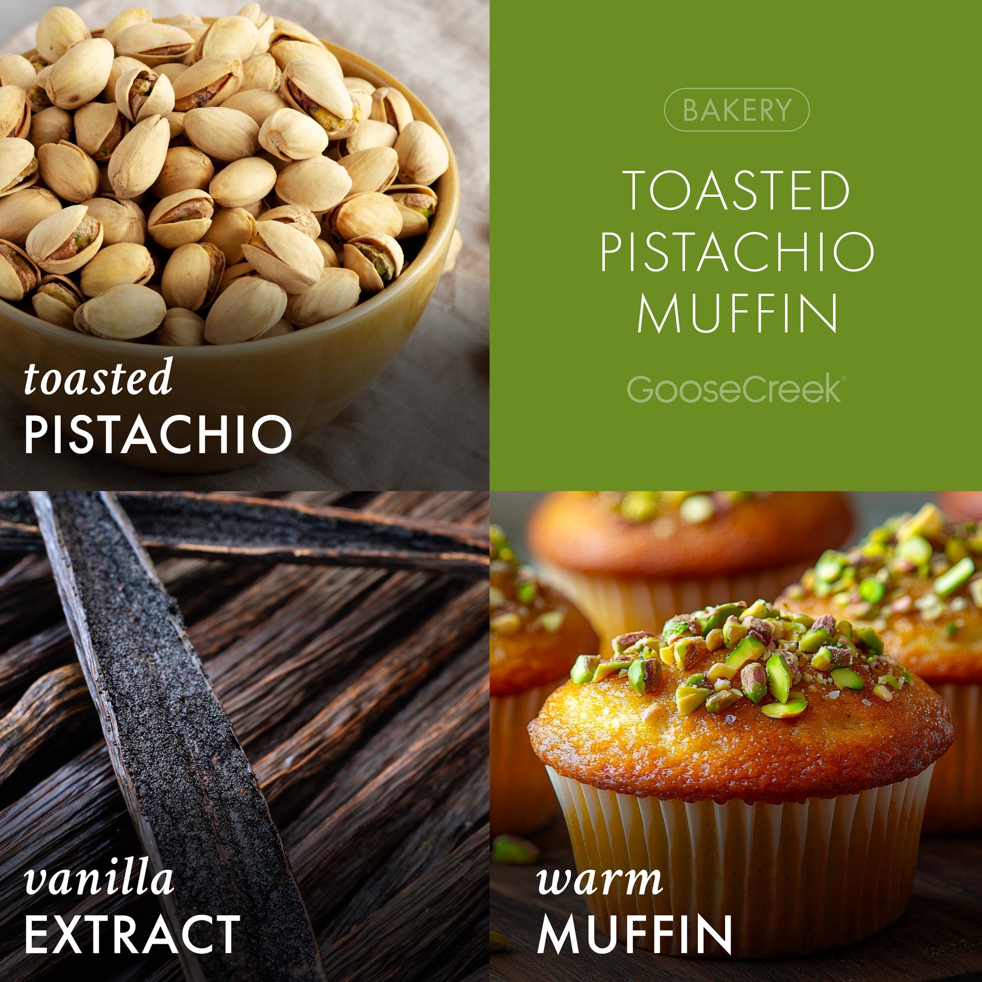 Toasted Pistachio Muffin 3-Wick Candle