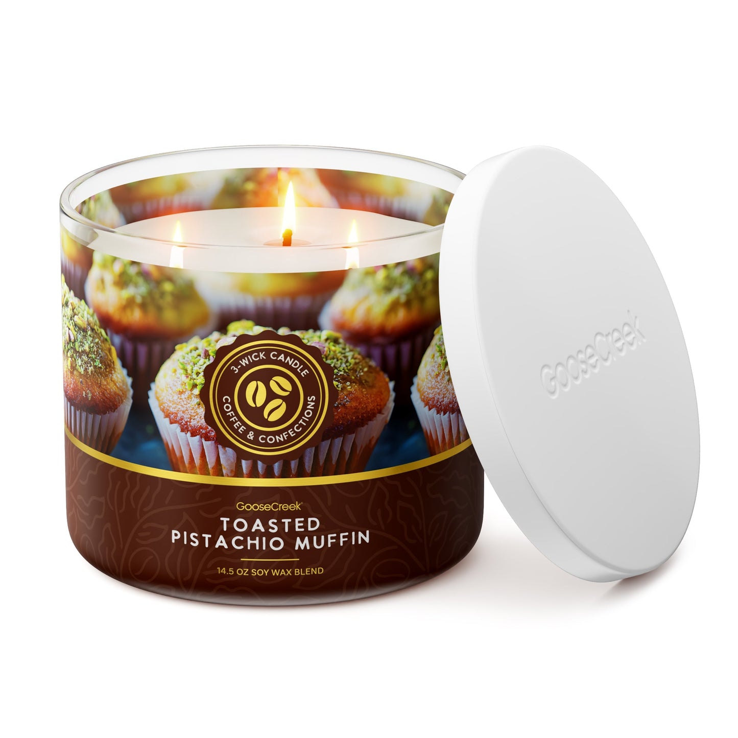Toasted Pistachio Muffin 3-Wick Candle