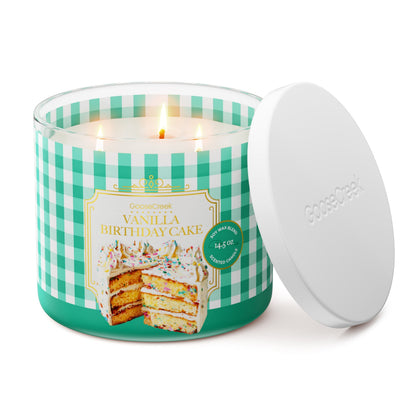 Vanilla Birthday Cake 3-Wick Candle