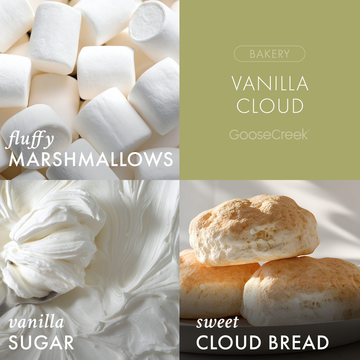 Vanilla Cloud Large 3-Wick Candle