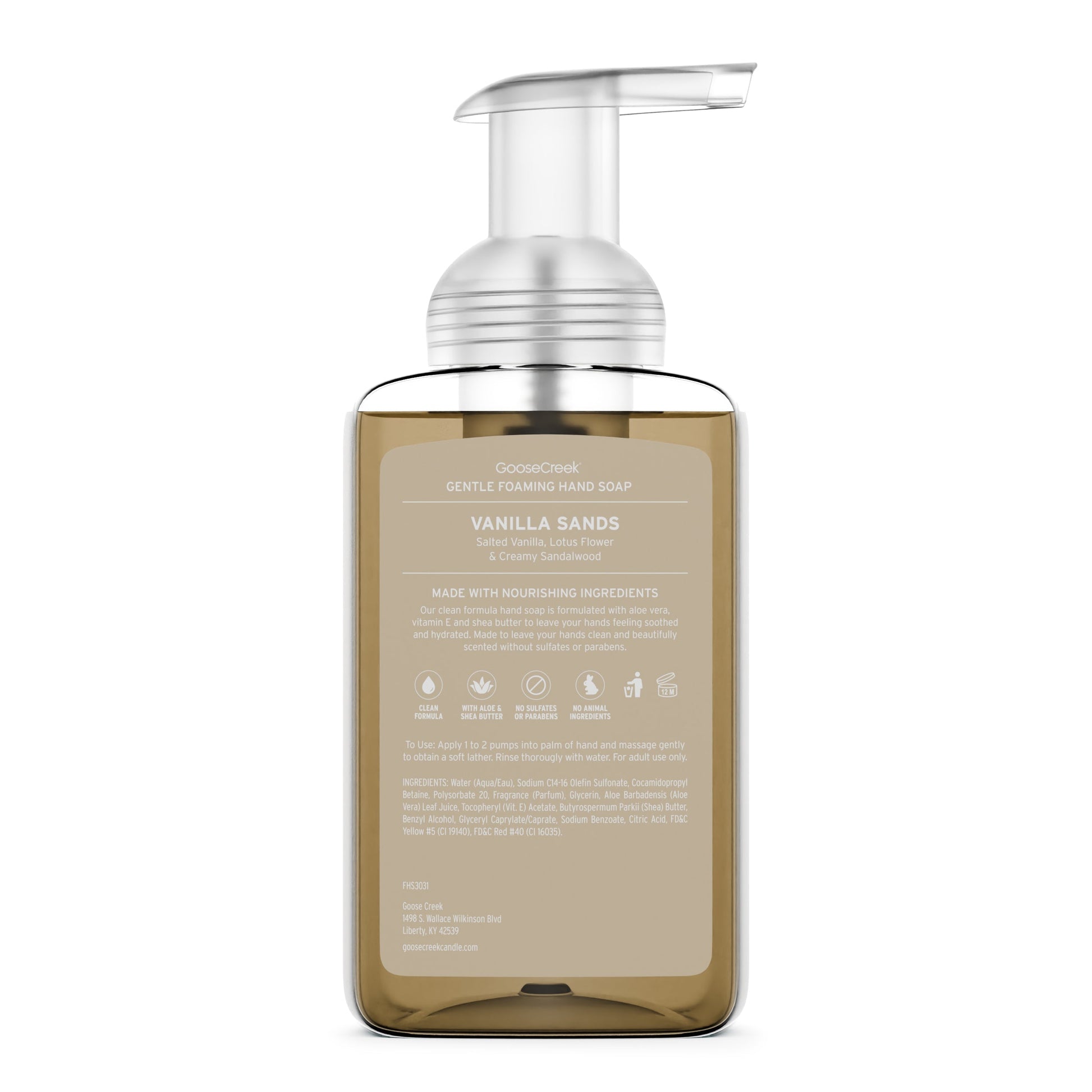 Vanilla Sands Lush Foaming Hand Soap