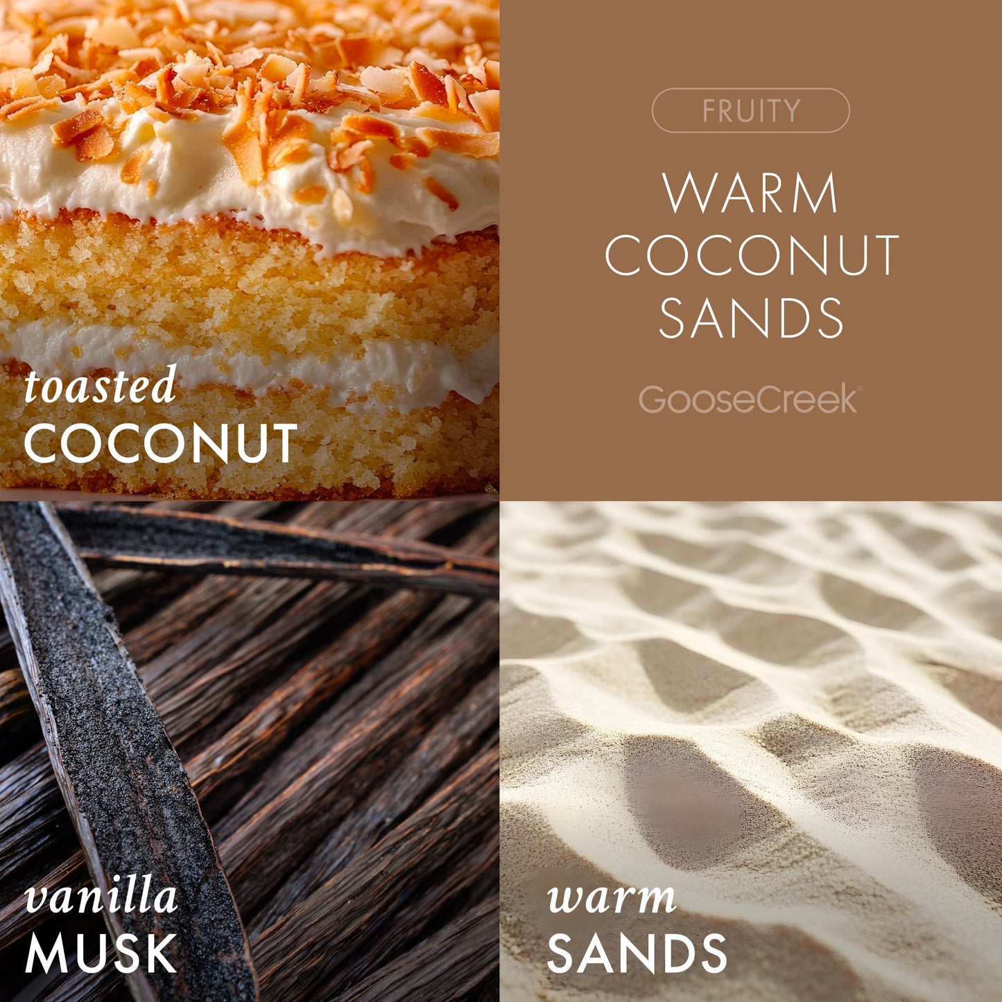 Warm Coconut Sands 3-Wick Candle