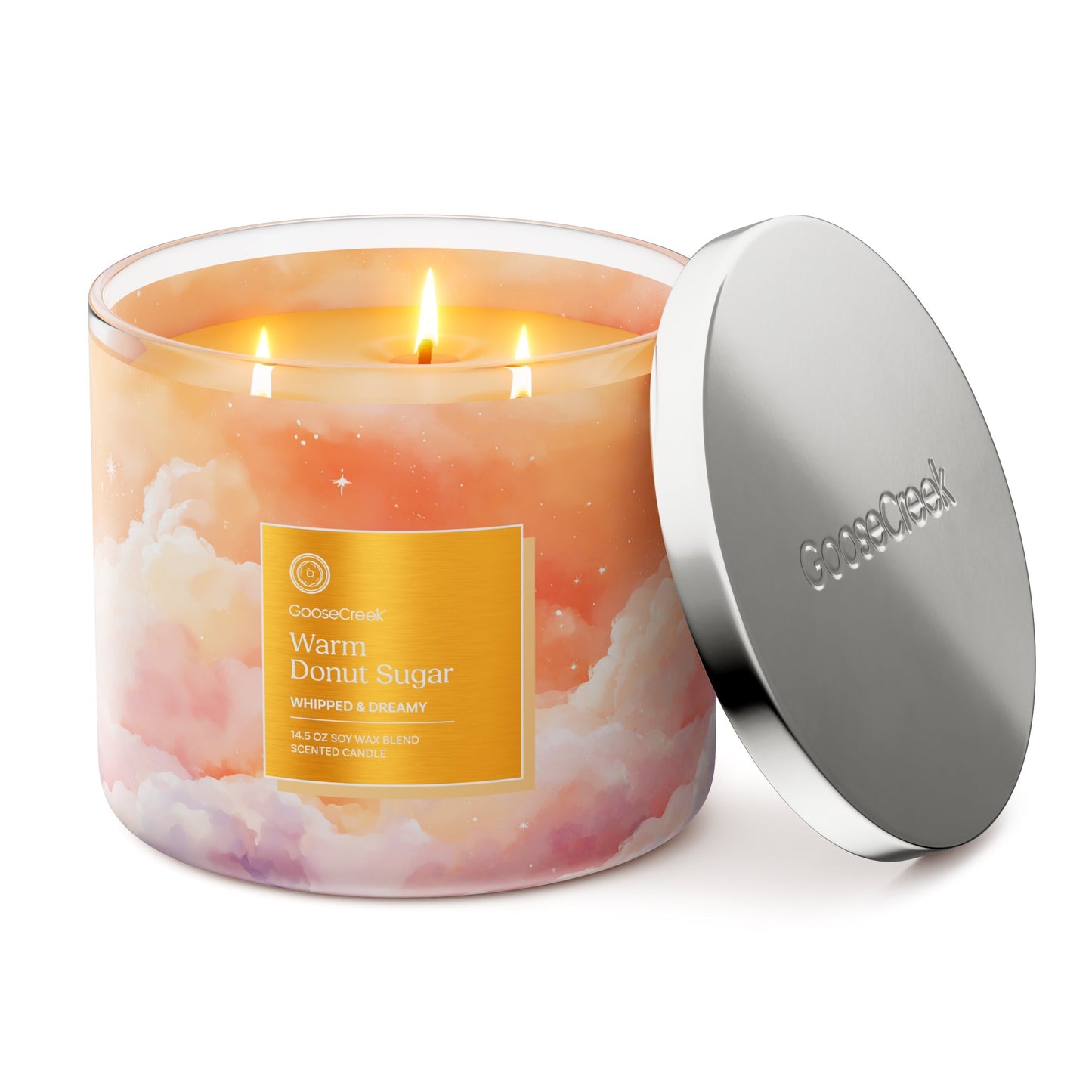 Warm Donut Sugar 3-Wick Candle