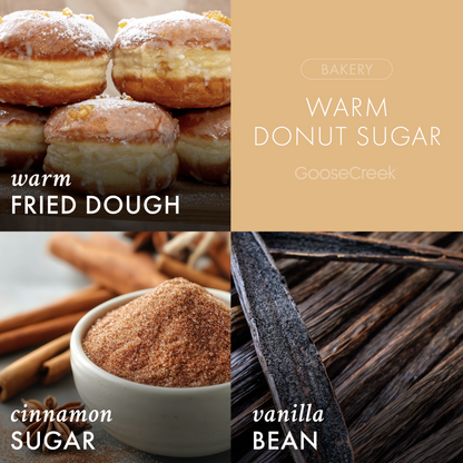 Warm Donut Sugar 7oz Single Wick Candle