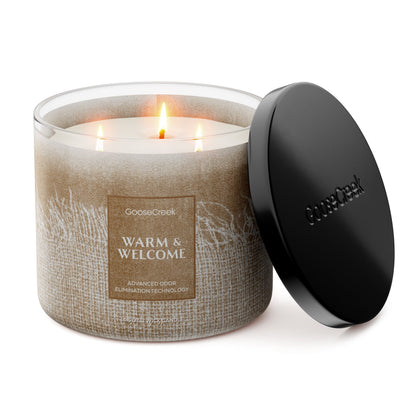 Warm & Welcome Odor Eliminating 3-Wick Candle