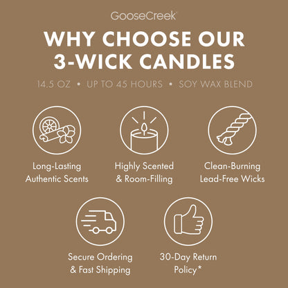Warm & Welcome Odor Eliminating 3-Wick Candle