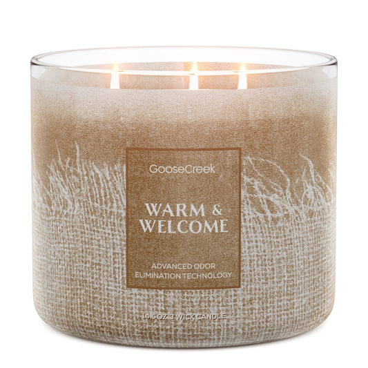 Warm & Welcome Odor Eliminating 3-Wick Candle