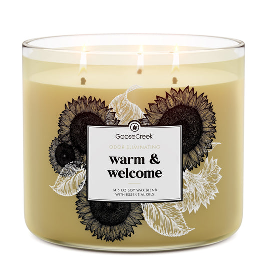 Warm & Welcome Odor Eliminating 3-Wick Candle