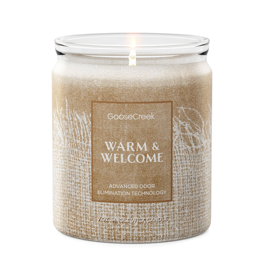 Warm & Welcome Odor Eliminating 7oz Single Wick Candle