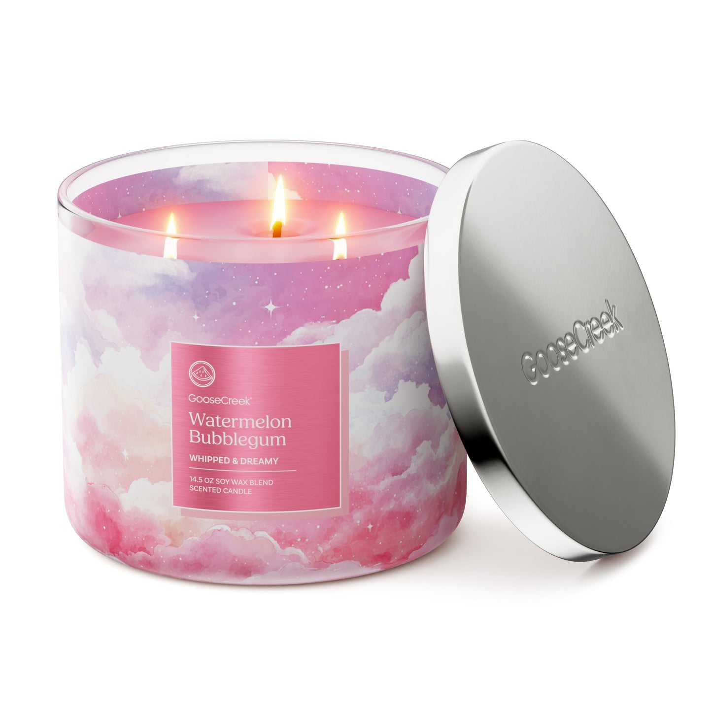 Watermelon Bubble Gum 3-Wick Candle