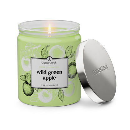 Wild Green Apple Odor Eliminating 7oz Single Wick Candle
